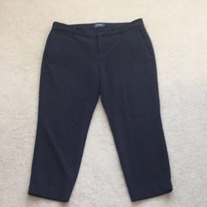 Dark blue capri trousers